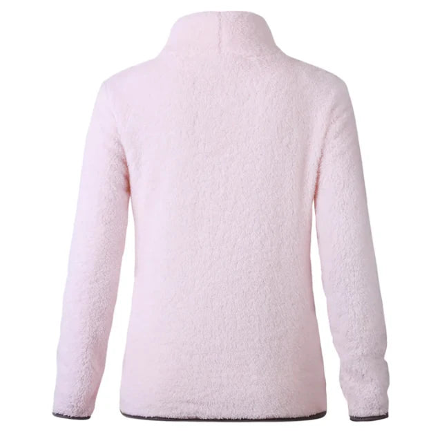 Hoge Hals Fleece Trui | Zaria Trui