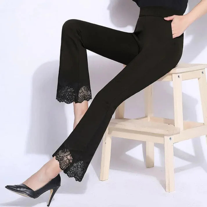 Dames Casual Uitlopende Broek | Annelies Broek