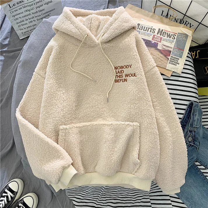 Dikke Fleece Hoodie | Adelle Trui