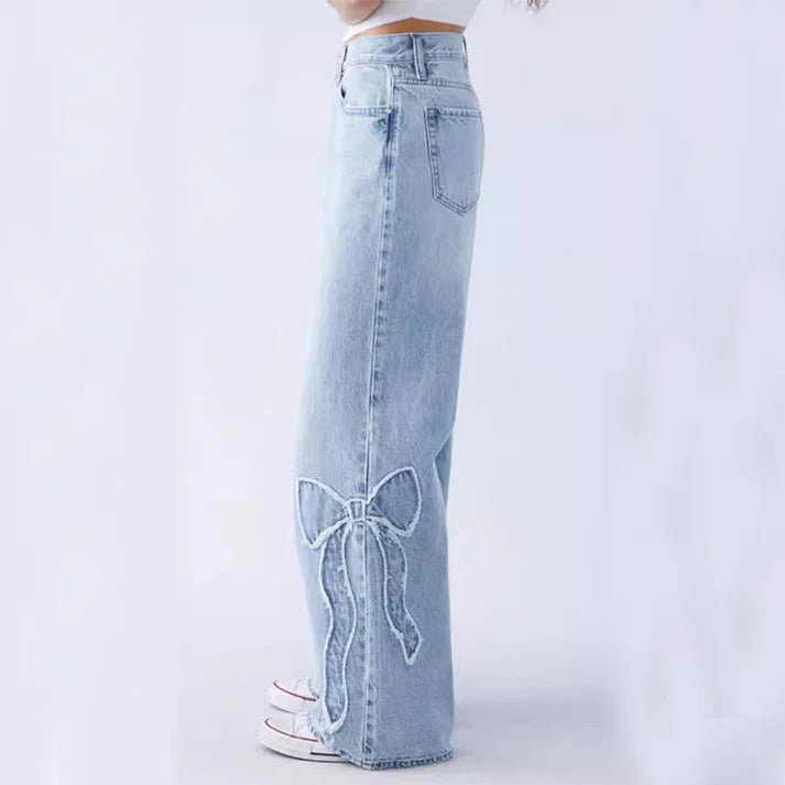 Baggy Jeans met Strik | Tarayara Broek