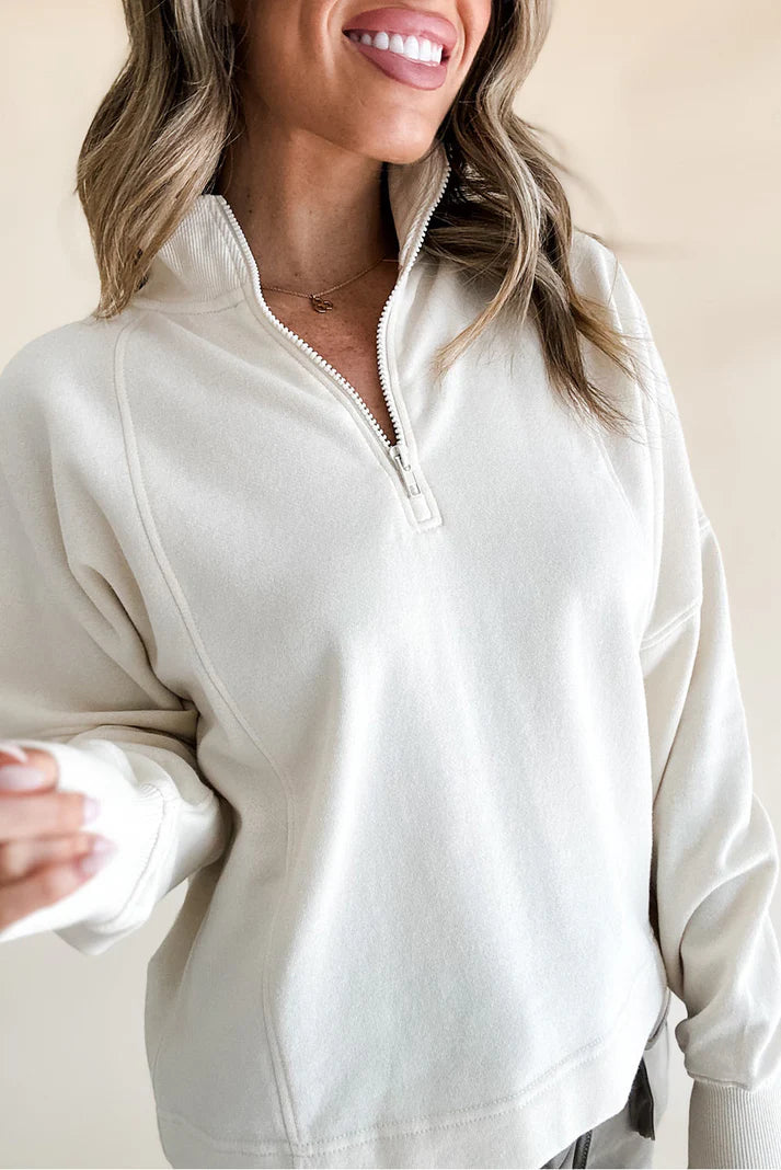 Casual Ritssluiting Sweatshirt | Xadie Sweatshirt