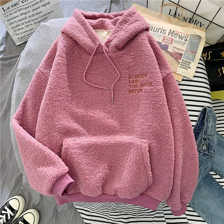 Dikke Fleece Hoodie | Adelle Trui