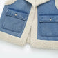 Denim Blazer Vest | Tiara