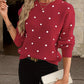 Casual Polka Dot Gebreide Trui | Amanda Trui