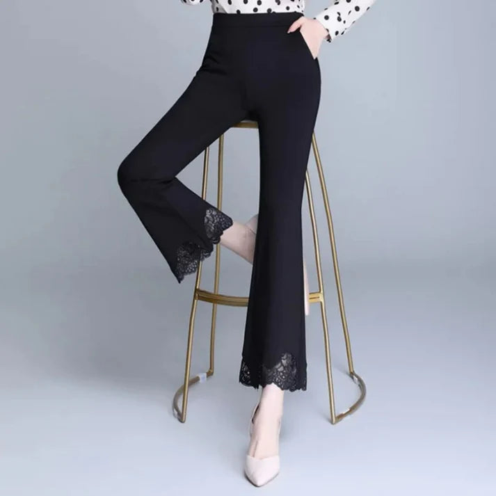 Dames Casual Uitlopende Broek | Annelies Broek