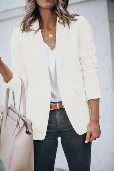 Elegante Effen Blazer | Leticce