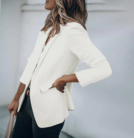 Elegante Effen Blazer | Leticce