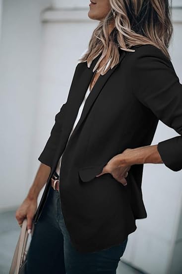 Elegante Effen Blazer | Leticce