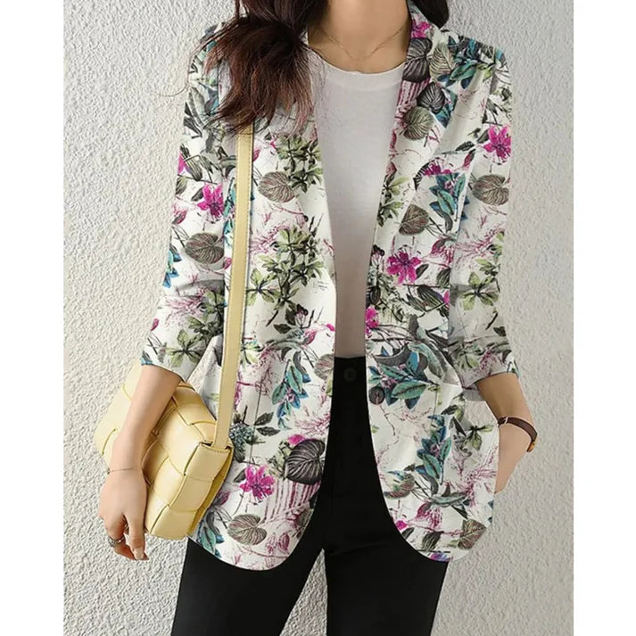 Retro Opdruk Blazer | Bossom Blazer