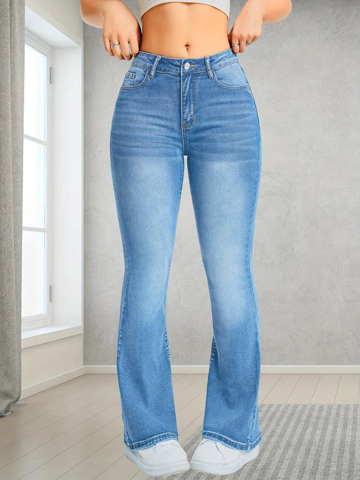 Casual Bootcut Jeans met hoge taille | Tayla Jeans