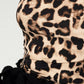 Leopard Print Top met Ronde Hals | Mia