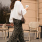 Mesh Broek met Leopard Print | Samantha