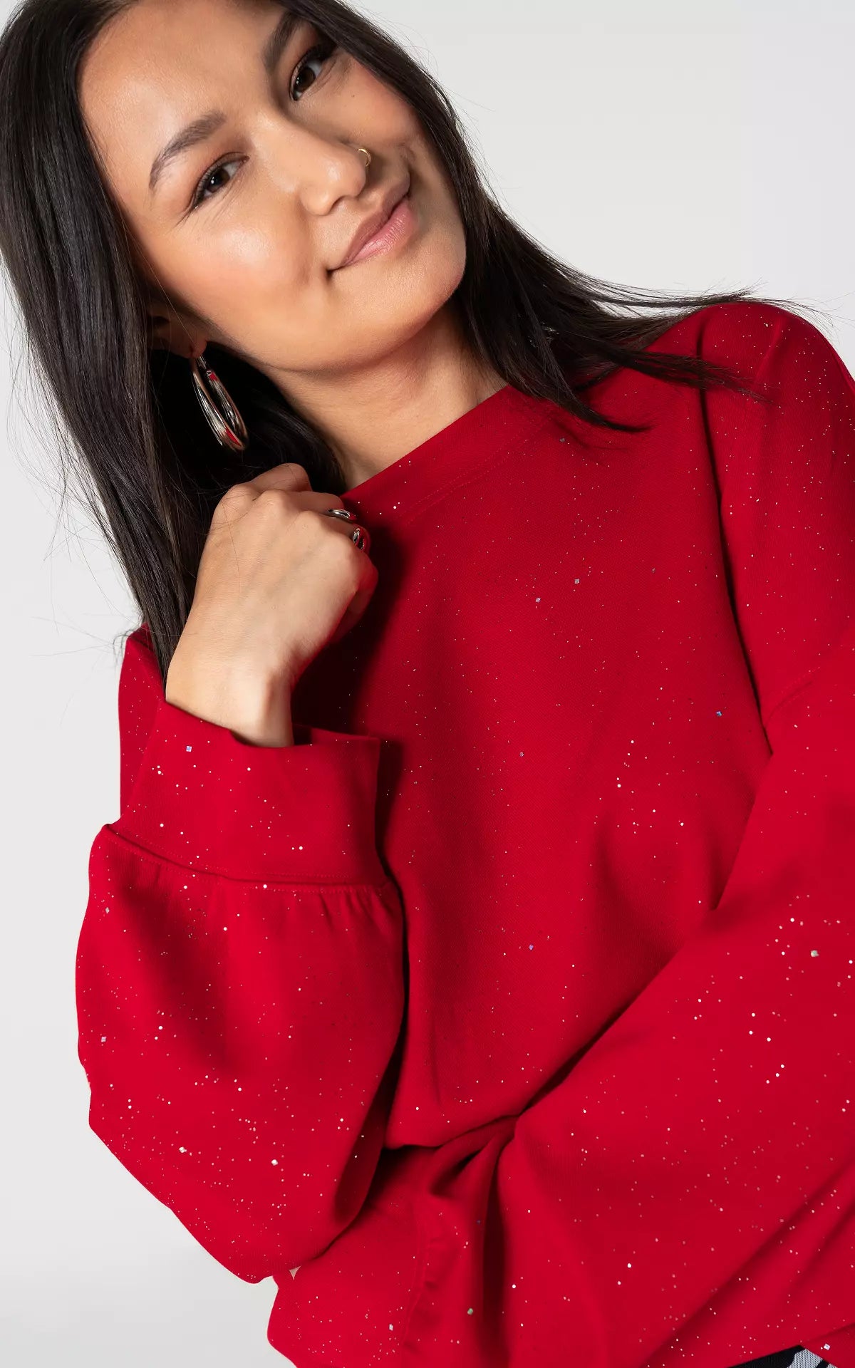 Oversized Trui met Glitter | Kayla