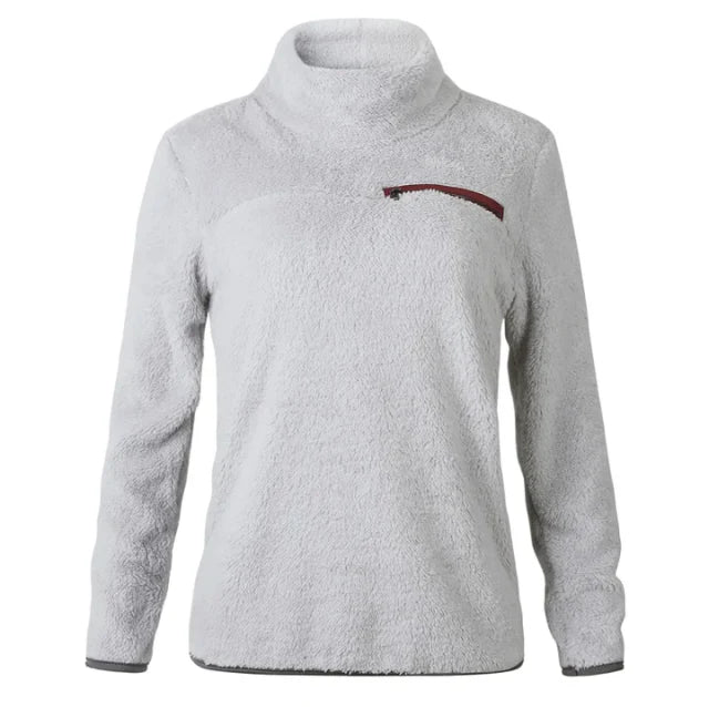 Hoge Hals Fleece Trui | Zaria Trui