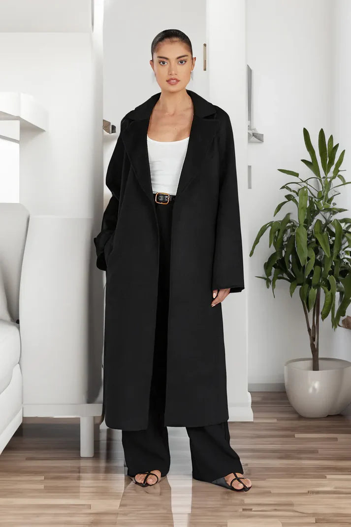 Losse Wollen Trenchcoat | Eishy Jas