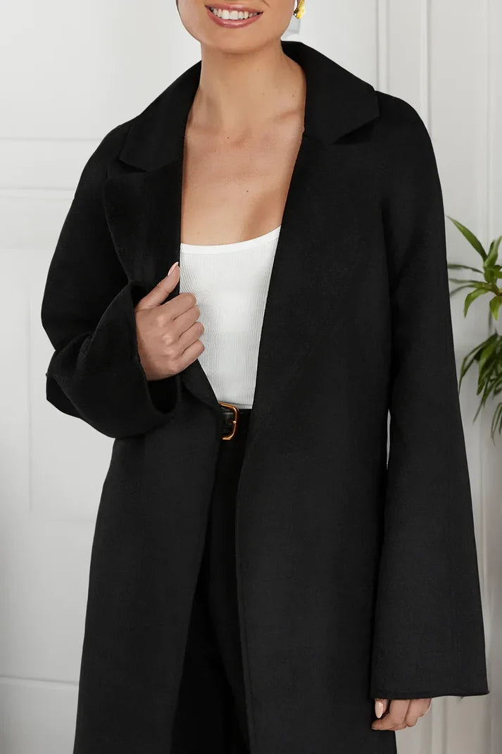 Losse Wollen Trenchcoat | Eishy Jas