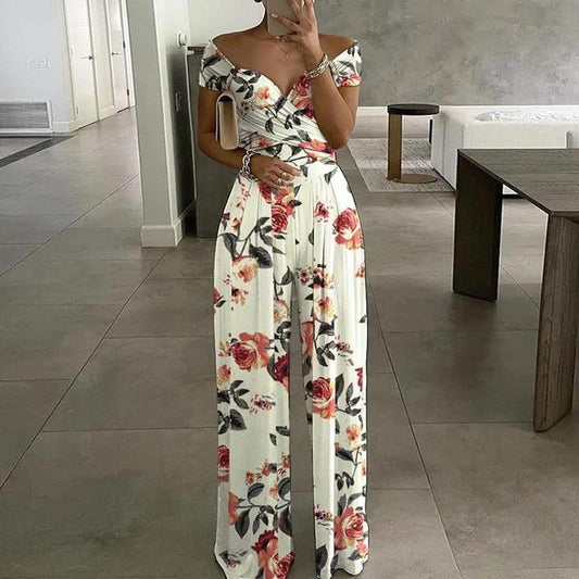 Maxi Jumpsuit Met Print | Fiona