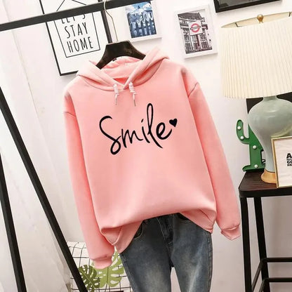 Comfortabele "Smile" Graphic Hoodie | Ottelien Hoodie