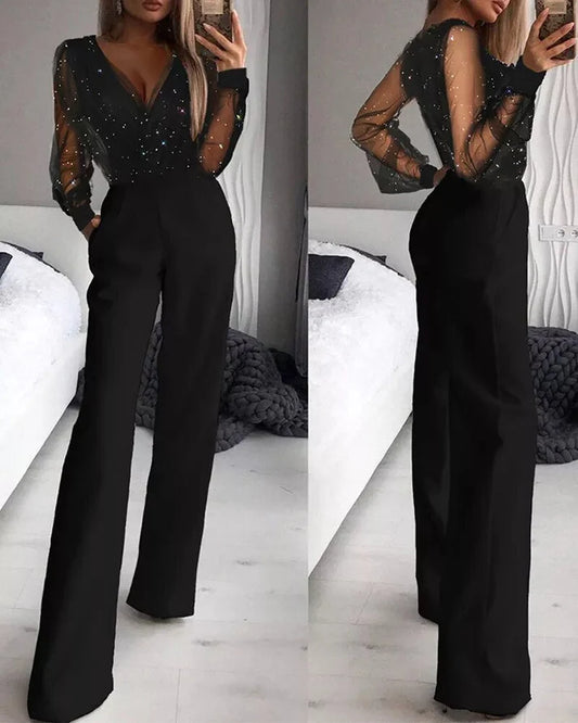 Jumpsuit met Transparante Mouwen | Willow Jumpsuit