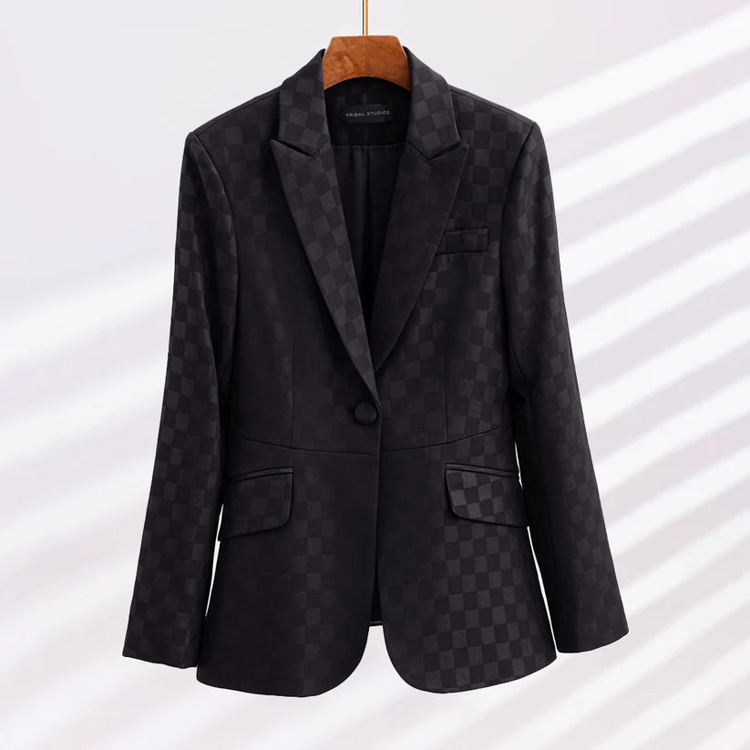 Elegante Geruite Blazer | Kalli