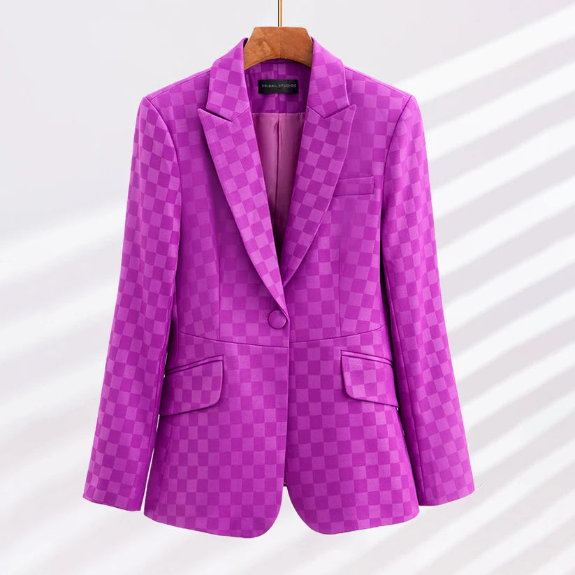 Elegante Geruite Blazer | Kalli