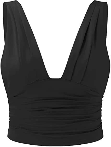 Vrouwen Mouwloze V-Hals Top | Utina Top