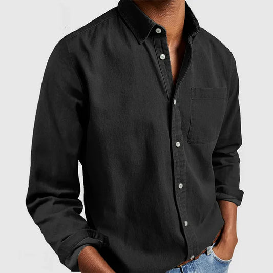 Heren Klassiek Button-Up Casual Overhemd | Wally Shirt