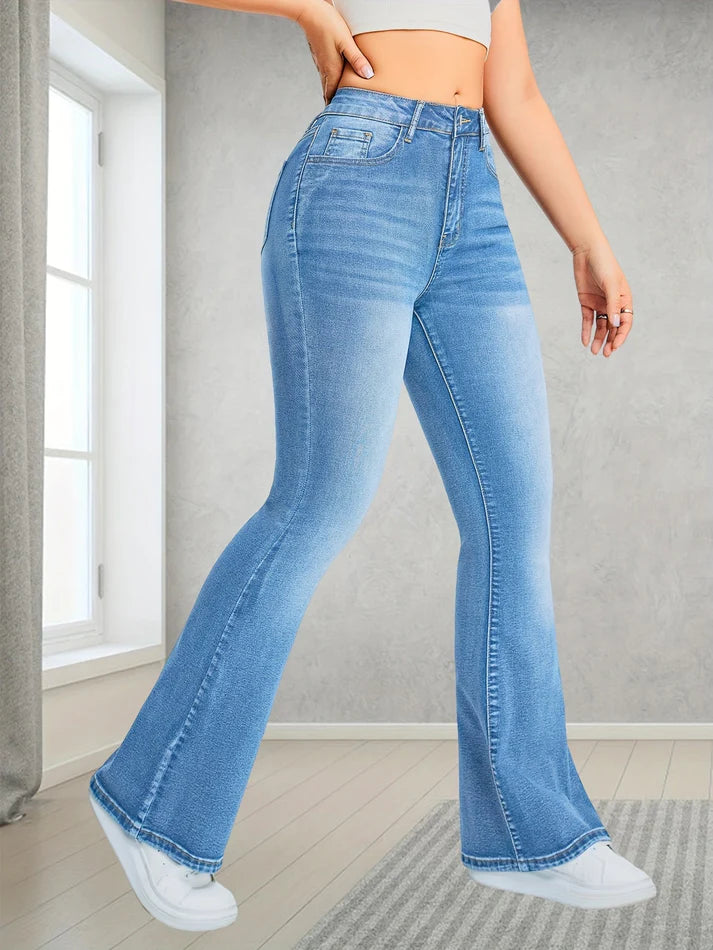 Casual Bootcut Jeans met hoge taille | Tayla Jeans