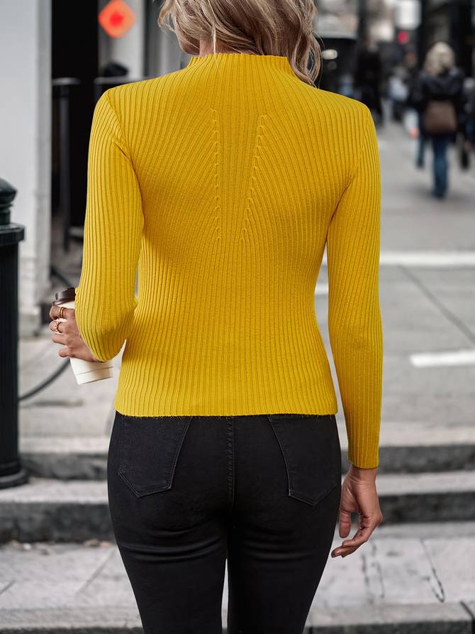 Trendy Gebreide Sweater | Lheen Trui