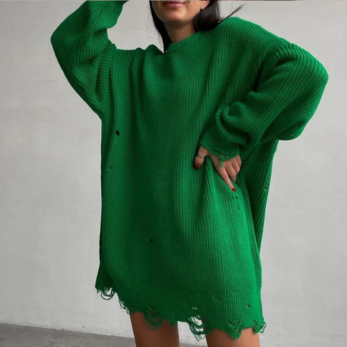 Oversized Gescheurde Trui | Deannah Trui