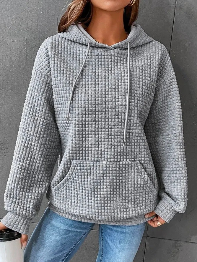 Hooded Wafel Sweatshirt | Crishiel Sweatshirt