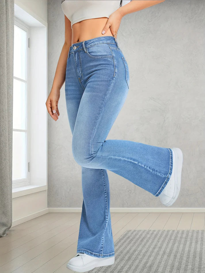 Casual Bootcut Jeans met hoge taille | Tayla Jeans