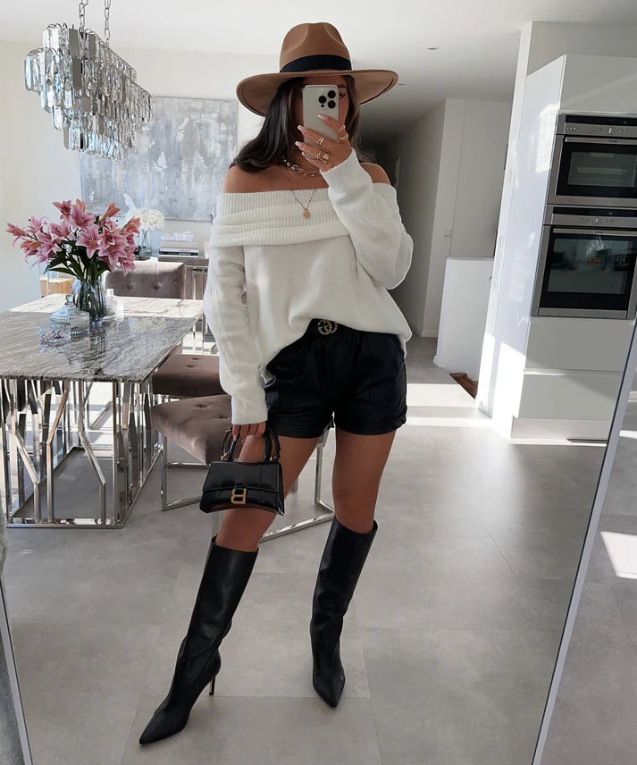 Off-shoulder Trui | Anchita Trui