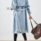 Retro Denim Trenchcoat | Gillian Jas