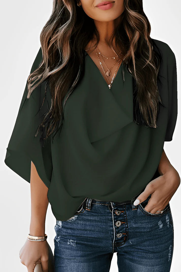 Los Gesneden Chiffon Blouse | Havina Blouse