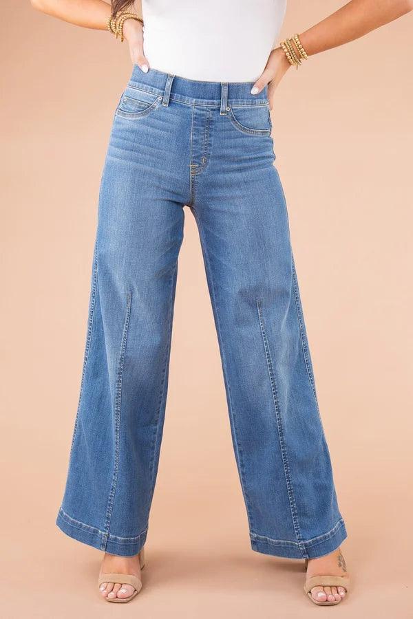 High-Waisted Flared Jeans | Irenea