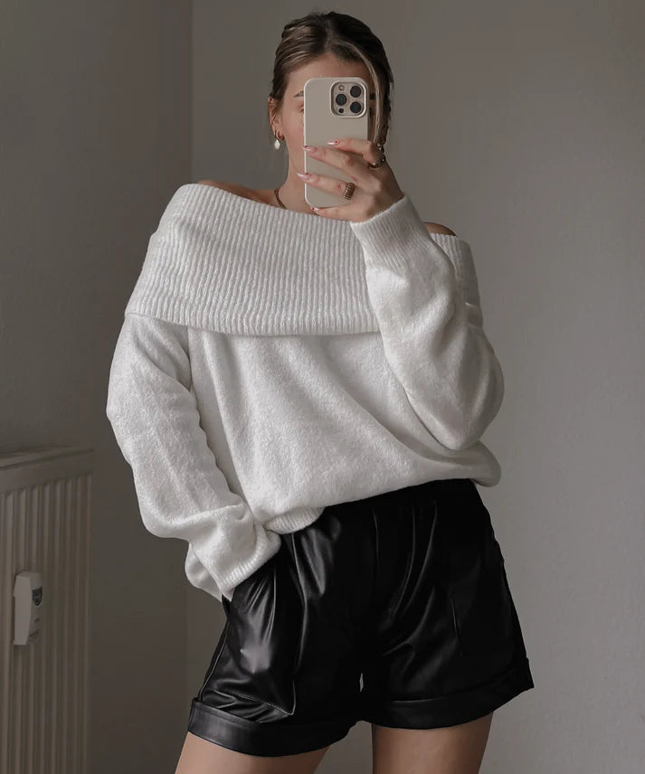 Off-shoulder Trui | Anchita Trui