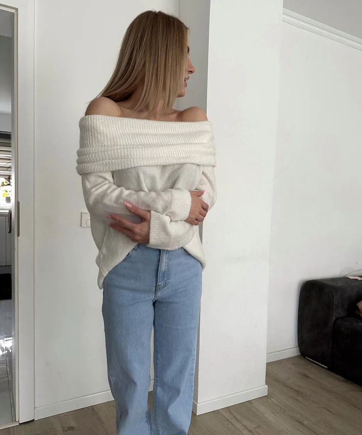 Off-shoulder Trui | Anchita Trui