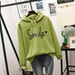 Comfortabele "Smile" Graphic Hoodie | Ottelien Hoodie