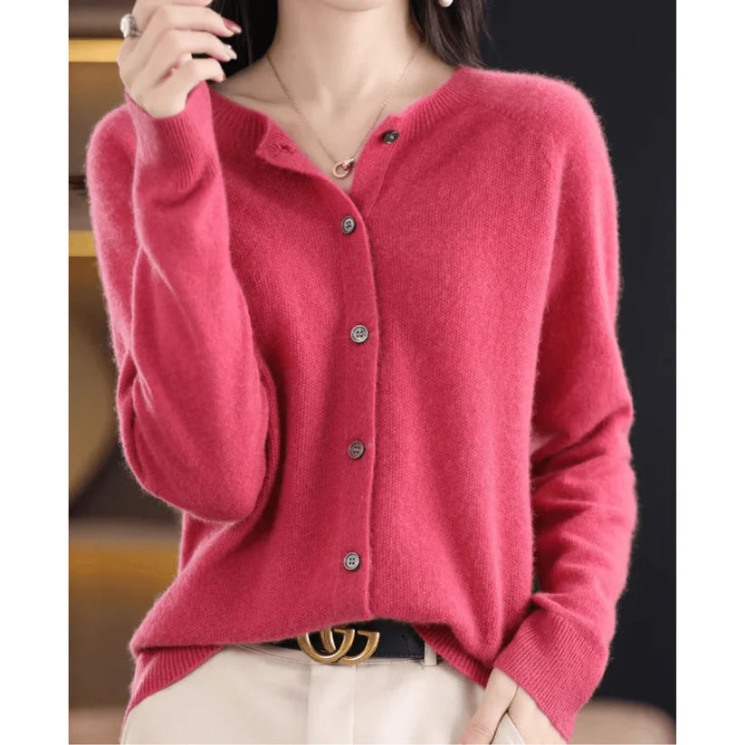 Dames Wollen Cardigan Trui | Natasha