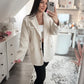 Beige Oversized Blazer | Jenee