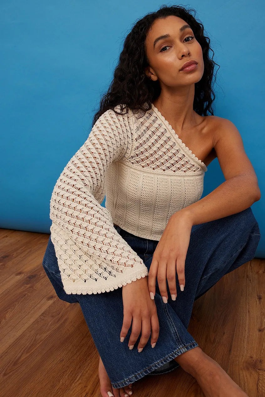 Off-White Crochet Top | Elijah