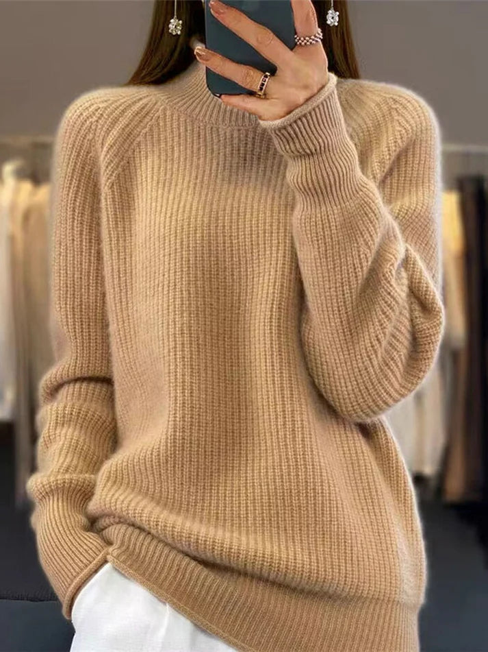 Casual Turtleneck Gebreide Trui | Zaley Trui