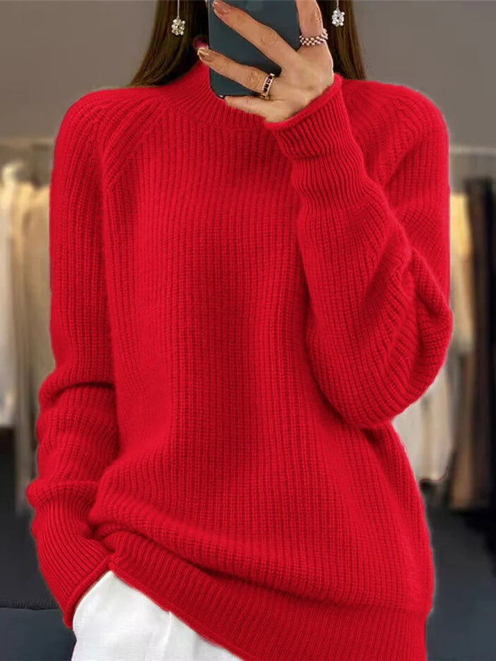 Casual Turtleneck Gebreide Trui | Zaley Trui