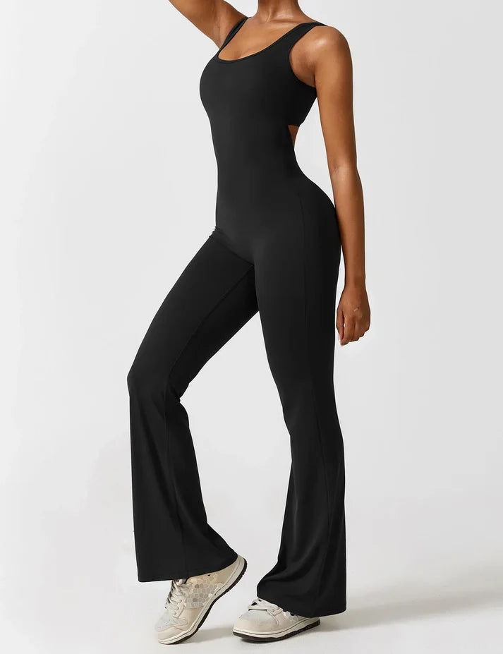 Vrouwen open rug jumpsuit | Vendie Jumpsuit