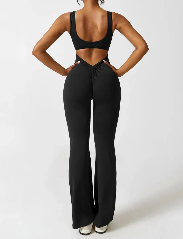 Vrouwen open rug jumpsuit | Vendie Jumpsuit