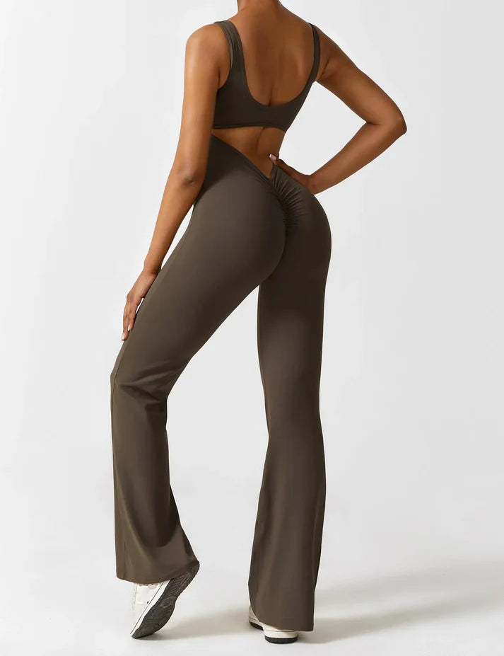 Vrouwen open rug jumpsuit | Vendie Jumpsuit