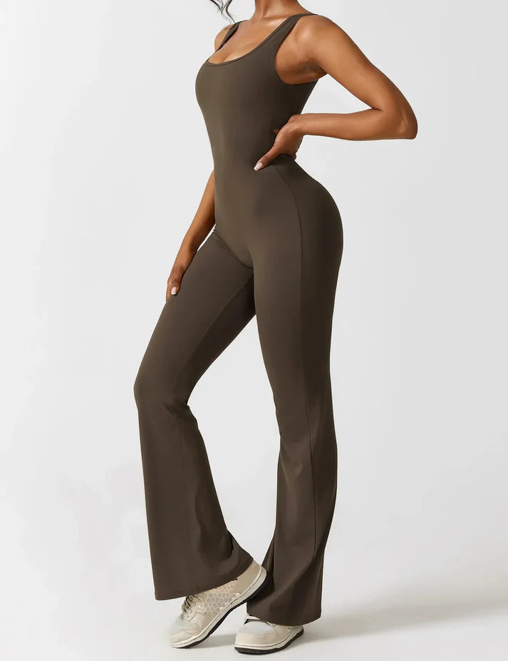 Vrouwen open rug jumpsuit | Vendie Jumpsuit