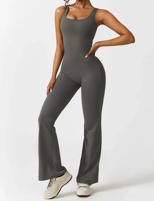 Vrouwen open rug jumpsuit | Vendie Jumpsuit