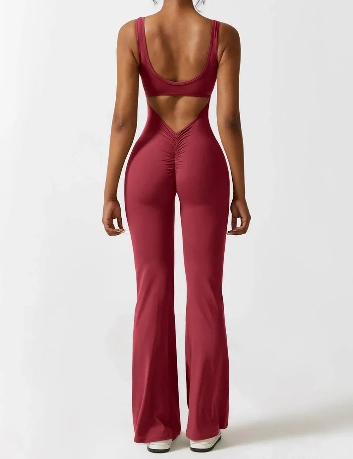 Vrouwen open rug jumpsuit | Vendie Jumpsuit